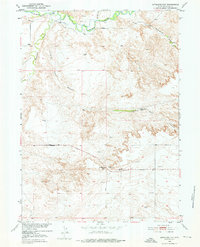 Antelope Gap 1951 topographic map thumbnail