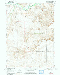 Antelope Gap 1951 topographic map thumbnail