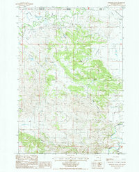 Antelope Gulch 1984 topographic map thumbnail