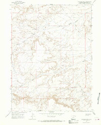 Antelope Knoll 1964 topographic map thumbnail