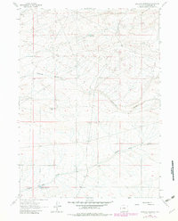 Antelope Reservoir 1961 topographic map thumbnail