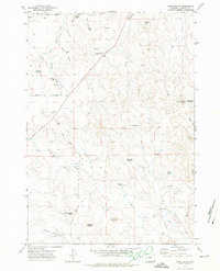 Appel Butte 1971 topographic map thumbnail