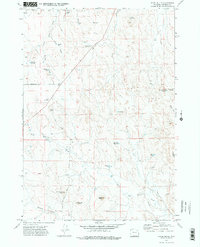 Appel Butte 1971 topographic map thumbnail