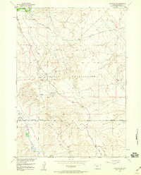 Arapahoe NE 1958 topographic map thumbnail