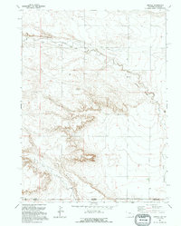 Arcola 1991 topographic map thumbnail
