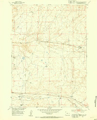 Arminto NW 1952 topographic map thumbnail