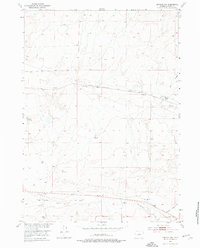Arminto NW 1952 topographic map thumbnail