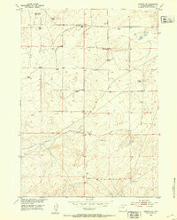 Arminto SW 1952 topographic map thumbnail