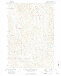 Arpan Butte 1972 topographic map thumbnail