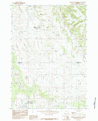 Arrowhead Reservoir 1984 topographic map thumbnail