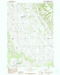 Arrowhead Reservoir 1984 topographic map thumbnail
