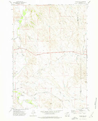 Arvada NE 1971 topographic map thumbnail
