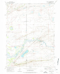 Aurora Lake 1971 topographic map thumbnail