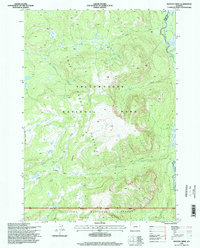Badger Creek 1996 topographic map thumbnail