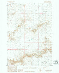 Badland Hills topographic map thumbnail