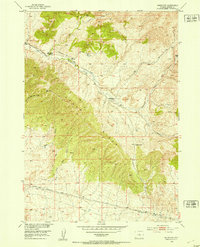 Badwater 1952 topographic map thumbnail