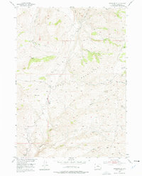 Badwater NE 1952 topographic map thumbnail