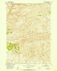 Badwater SE 1952 topographic map thumbnail