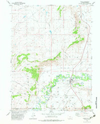 Baggs 1982 topographic map thumbnail