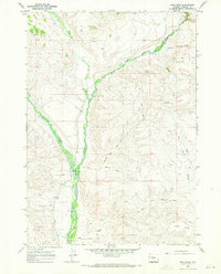 Bain Draw 1967 topographic map thumbnail