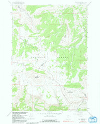 Bald Mountain 1960 topographic map thumbnail
