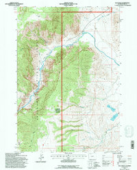 Bald Peak 1991 topographic map thumbnail