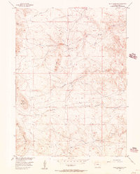 Baldy Mountain 1955 topographic map thumbnail