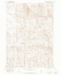 Banjo Flats East 1966 topographic map thumbnail
