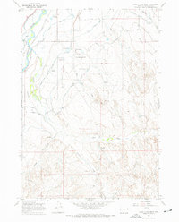 Banjo Flats West 1966 topographic map thumbnail