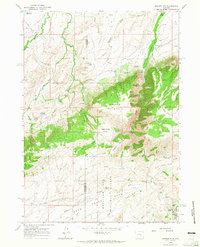 Banner Mtn 1960 topographic map thumbnail