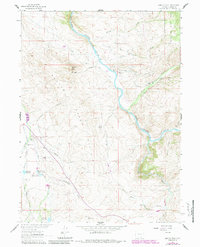 Barcus Peak 1961 topographic map thumbnail