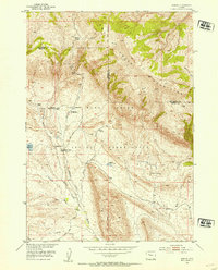 Bargee 1952 topographic map thumbnail