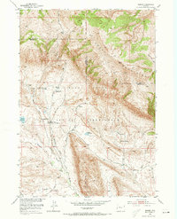 Bargee 1952 topographic map thumbnail