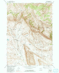 Bargee 1952 topographic map thumbnail