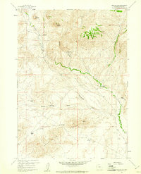 Barlow Gap 1959 topographic map thumbnail