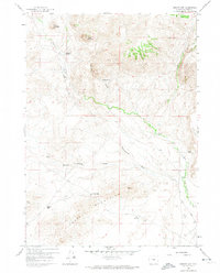 Barlow Gap 1959 topographic map thumbnail