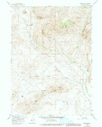 Barlow Gap 1959 topographic map thumbnail