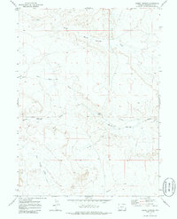 Barrel Springs 1970 topographic map thumbnail