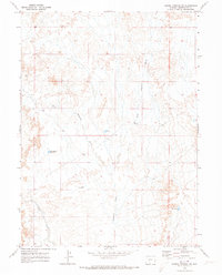 Barrel Springs SW 1970 topographic map thumbnail