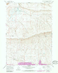 Bates Creek Reservoir 1959 topographic map thumbnail