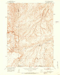 Battle Mountain 1952 topographic map thumbnail