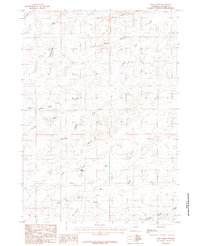 Bear Creek 1984 topographic map thumbnail