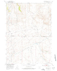 Bear Spring 1951 topographic map thumbnail