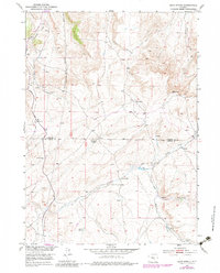 Bear Spring 1951 topographic map thumbnail