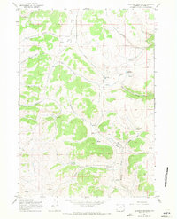 Beartrap Meadows 1967 topographic map thumbnail