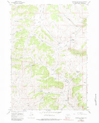 Beartrap Meadows 1967 topographic map thumbnail