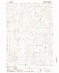 Beauchamp Reservoir 1984 topographic map thumbnail