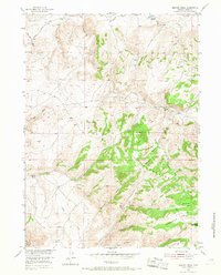 Beaver Creek 1953 topographic map thumbnail