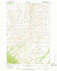 Beaver Creek Hills 1964 topographic map thumbnail