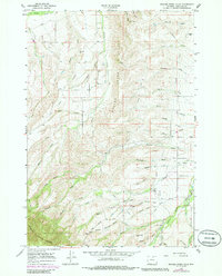 Beaver Creek Hills 1964 topographic map thumbnail
